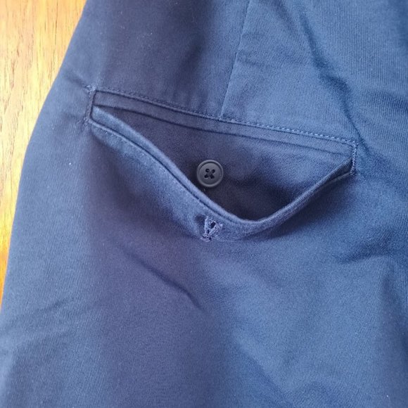 Men's Long Navy Blue Pants - Size Large, Waist 31 - Picture 4 of 11